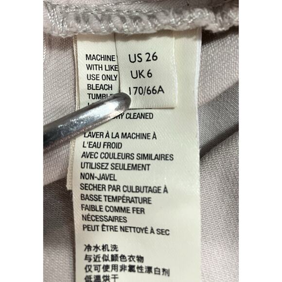 Free People Distressed Khaki Jeans With Frayed Ends Women’s Size 26 - Picture 13 of 13